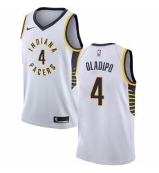 Women's Nike Indiana Pacers #4 Victor Oladipo Authentic White NBA Jersey - Association Edition