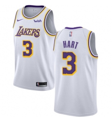 Women's Nike Los Angeles Lakers #3 Josh Hart Swingman White NBA Jersey - Association Edition