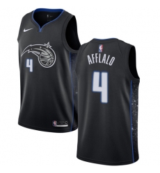 Women's Nike Orlando Magic #4 Arron Afflalo Swingman Black NBA Jersey - City Edition