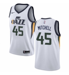 Women's Nike Utah Jazz #45 Donovan Mitchell Authentic NBA Jersey - Association Edition