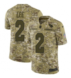 Men's Nike Arizona Cardinals #2 Andy Lee Limited Camo 2018 Salute to Service NFL Jersey