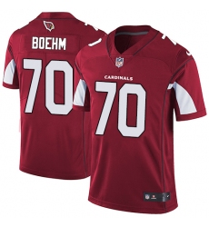 Men's Nike Arizona Cardinals #70 Evan Boehm Red Team Color Vapor Untouchable Limited Player NFL Jersey