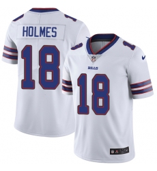 Men's Nike Buffalo Bills #18 Andre Holmes White Vapor Untouchable Limited Player NFL Jersey