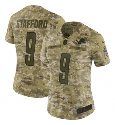 Women's Nike Detroit Lions #13 T.J. Jones Limited Camo 2018 Salute to Service NFL Jersey