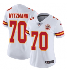 Women's Nike Kansas City Chiefs #70 Bryan Witzmann White Vapor Untouchable Elite Player NFL Jersey