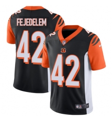Men's Nike Cincinnati Bengals #42 Clayton Fejedelem Black Team Color Vapor Untouchable Limited Player NFL Jersey