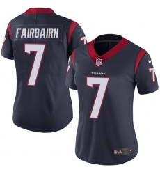 Women's Nike Houston Texans #7 Ka'imi Fairbairn Navy Blue Team Color Vapor Untouchable Elite Player NFL Jersey
