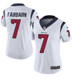 Women's Nike Houston Texans #7 Ka'imi Fairbairn White Vapor Untouchable Limited Player NFL Jersey