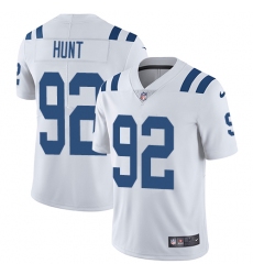 Youth Nike Indianapolis Colts #92 Margus Hunt White Vapor Untouchable Elite Player NFL Jersey