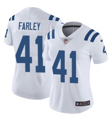 Women's Nike Indianapolis Colts #41 Matthias Farley White Vapor Untouchable Elite Player NFL Jersey