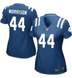 Women's Nike Indianapolis Colts #44 Antonio Morrison Game Royal Blue Team Color NFL Jersey