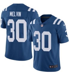 Youth Nike Indianapolis Colts #30 Rashaan Melvin Royal Blue Team Color Vapor Untouchable Elite Player NFL Jersey