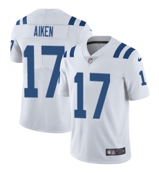 Youth Nike Indianapolis Colts #17 Kamar Aiken White Vapor Untouchable Limited Player NFL Jersey