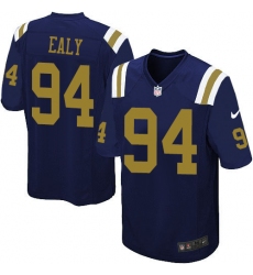 Men's Nike New York Jets #94 Kony Ealy Game Navy Blue Alternate NFL Jersey
