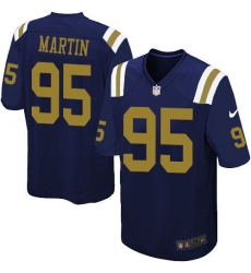 Youth Nike New York Jets #95 Josh Martin Limited Navy Blue Alternate NFL Jersey