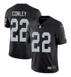 Youth Nike Oakland Raiders #22 Gareon Conley Black Team Color Vapor Untouchable Elite Player NFL Jersey