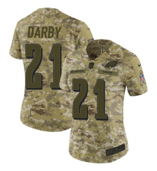 Women's Nike Philadelphia Eagles #21 Ronald Darby Limited Camo 2018 Salute to Service NFL Jersey
