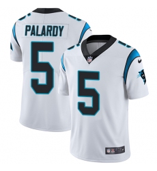 Youth Nike Carolina Panthers #5 Michael Palardy White Vapor Untouchable Limited Player NFL Jersey