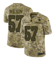 Youth Nike Dallas Cowboys #57 Damien Wilson Limited Camo 2018 Salute to Service NFL Jersey