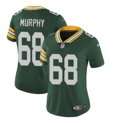 Women's Nike Green Bay Packers #68 Kyle Murphy Green Team Color Vapor Untouchable Limited Player NFL Jersey