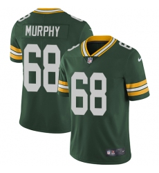 Youth Nike Green Bay Packers #68 Kyle Murphy Green Team Color Vapor Untouchable Limited Player NFL Jersey