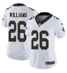 Women's Nike New Orleans Saints #26 P. J. Williams White Vapor Untouchable Elite Player NFL Jersey