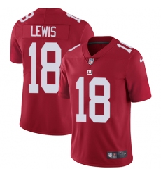 Youth Nike New York Giants #18 Roger Lewis Red Alternate Vapor Untouchable Elite Player NFL Jersey