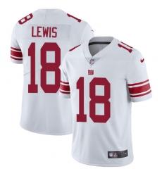 Youth Nike New York Giants #18 Roger Lewis White Vapor Untouchable Limited Player NFL Jersey
