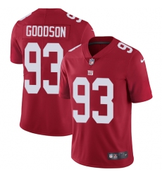 Youth Nike New York Giants #93 B.J. Goodson Red Alternate Vapor Untouchable Elite Player NFL Jersey