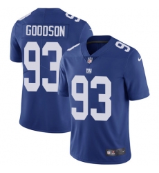 Youth Nike New York Giants #93 B.J. Goodson Royal Blue Team Color Vapor Untouchable Limited Player NFL Jersey