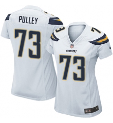 Women's Nike Los Angeles Chargers #73 Spencer Pulley Game White NFL Jersey