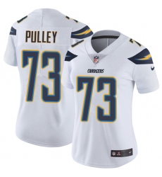 Women's Nike Los Angeles Chargers #73 Spencer Pulley White Vapor Untouchable Elite Player NFL Jersey