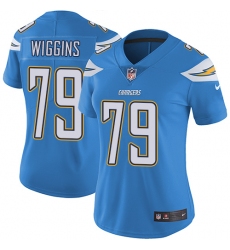 Women's Nike Los Angeles Chargers #79 Kenny Wiggins Electric Blue Alternate Vapor Untouchable Elite Player NFL Jersey