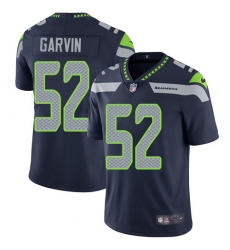 Men's Nike Seattle Seahawks #52 Terence Garvin Navy Blue Team Color Vapor Untouchable Limited Player NFL Jersey