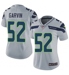 Women's Nike Seattle Seahawks #52 Terence Garvin Grey Alternate Vapor Untouchable Limited Player NFL Jersey