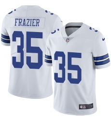 Youth Nike Dallas Cowboys #35 Kavon Frazier White Vapor Untouchable Limited Player NFL Jersey