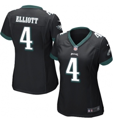 Women's Nike Philadelphia Eagles #4 Jake Elliott Game Black Alternate NFL Jersey