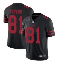 Youth Nike San Francisco 49ers #81 Trent Taylor Black Vapor Untouchable Limited Player NFL Jersey