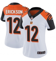 Women's Nike Cincinnati Bengals #12 Alex Erickson White Vapor Untouchable Limited Player NFL Jersey