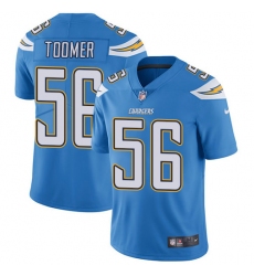 Youth Nike Los Angeles Chargers #56 Korey Toomer Electric Blue Alternate Vapor Untouchable Limited Player NFL Jersey