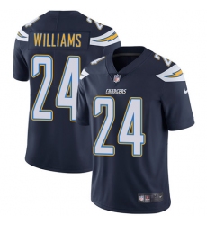 Youth Nike Los Angeles Chargers #24 Trevor Williams Navy Blue Team Color Vapor Untouchable Elite Player NFL Jersey