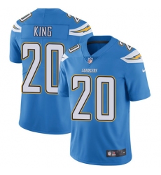 Youth Nike Los Angeles Chargers #20 Desmond King Electric Blue Alternate Vapor Untouchable Limited Player NFL Jersey