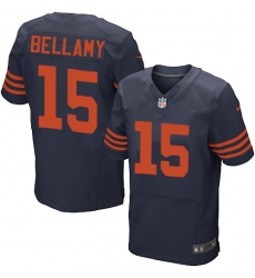 Men's Nike Chicago Bears #15 Josh Bellamy Elite Navy Blue Alternate NFL Jersey