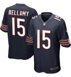 Men's Nike Chicago Bears #15 Josh Bellamy Game Navy Blue Team Color NFL Jersey