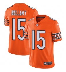 Men's Nike Chicago Bears #15 Josh Bellamy Limited Orange Rush Vapor Untouchable NFL Jersey