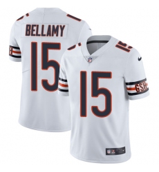Men's Nike Chicago Bears #15 Josh Bellamy White Vapor Untouchable Limited Player NFL Jersey