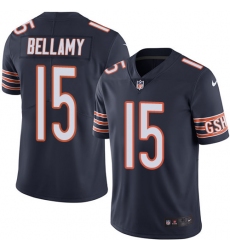 Youth Nike Chicago Bears #15 Josh Bellamy Navy Blue Team Color Vapor Untouchable Limited Player NFL Jersey