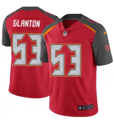 Youth Nike Tampa Bay Buccaneers #53 Adarius Glanton Red Team Color Vapor Untouchable Limited Player NFL Jersey