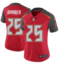 Women's Nike Tampa Bay Buccaneers #25 Peyton Barber Red Team Color Vapor Untouchable Elite Player NFL Jersey