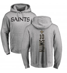 NFL Nike New Orleans Saints #10 Tre'Quan Smith Ash Backer Pullover Hoodie